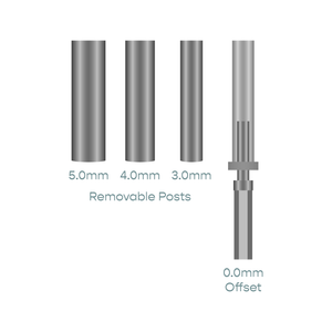 Short 2-Piece Guide Post Upper Removable Part (URP) - OD 3.0 mm