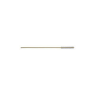 A singular gold C (smallest size) interproximal brush shown horizontally on a white background.