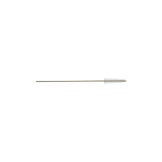 A singular gold S (second smallest size) interproximal brush shown horizontally on a white background.