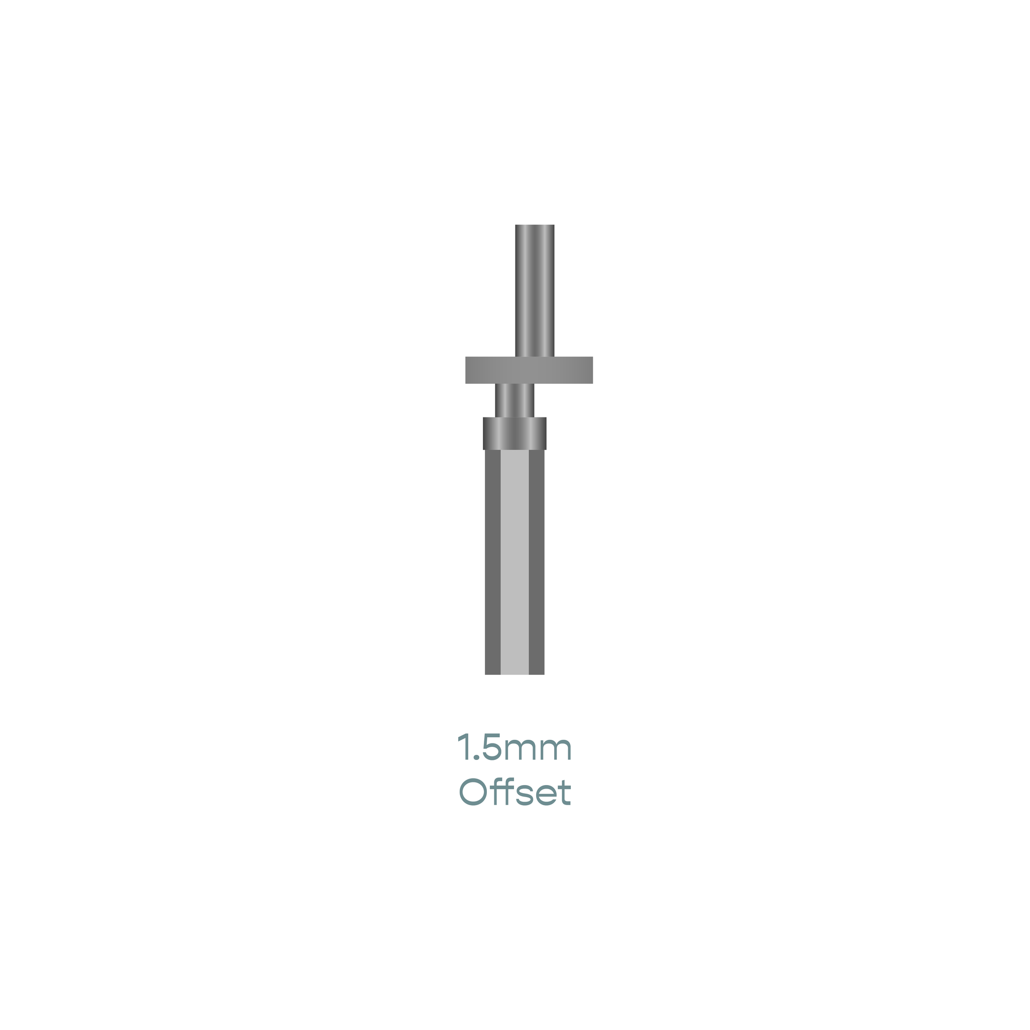 2-Piece Guide Post - 1.5 mm Offset Lower Part